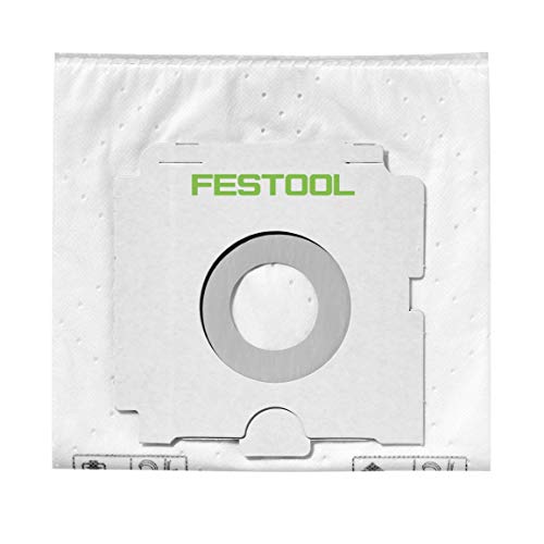 Festool 500438 SELFCLEAN Filter Bag SC FIS-CT SYS/5 White Set of 5 Pieces