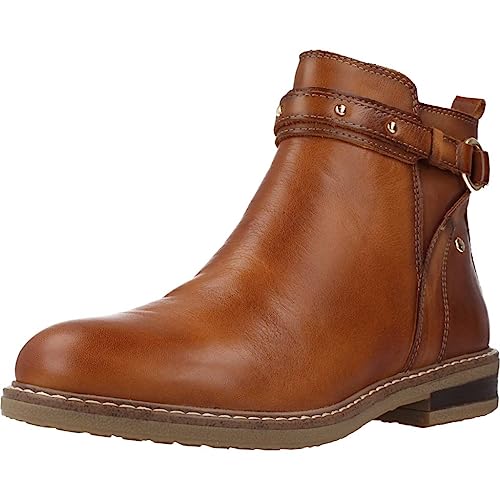 Pikolinos Leather Ankle Boots Aldaya W8J - Size 9.5-10 Brandy #TOP24