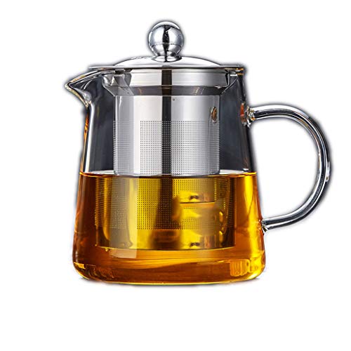 Teekanne-Edelstahl-Glas-Filter-Haushalt-Wasserkocher-Hitzebestaendige-Verdickung-Blume-Tee-Set-Turm-Top-Topf-Einfache-Mode-LCSHAN-Style-Single-teapot-950ml