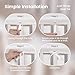 CHIPCHIP Baby Crib Rail Covers for Teething (3-Pack) – Breathable Dual-Layer Mesh Teething Guard with Storage Pocket, Fits Standard Full-Size Cribs (3pcs (01 Long Panel + 02 Short Panels))
