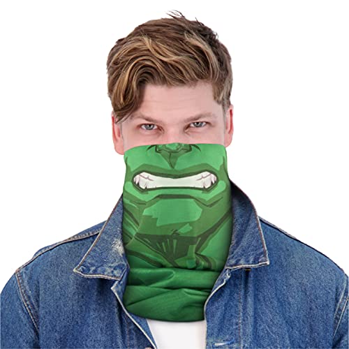 Concept One Marvel unisex adult Marvel the Incredible Hulk Multi-purpose Scarf Bandanas. Neck Gaiter Green One Size US (MAMC0046AZ-300)