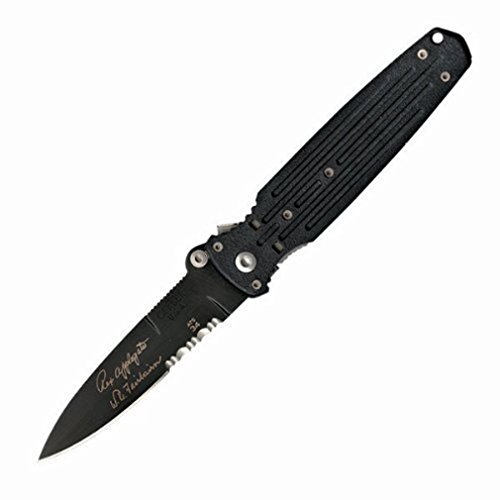 Gerber Applegate Covert Knife, Serrated Edge, Black, 154CM [05786]