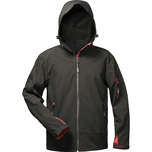 Elysee Softshell-Jacke Zeta mit Kapuze - 19980 - schwarz - Größe: XL