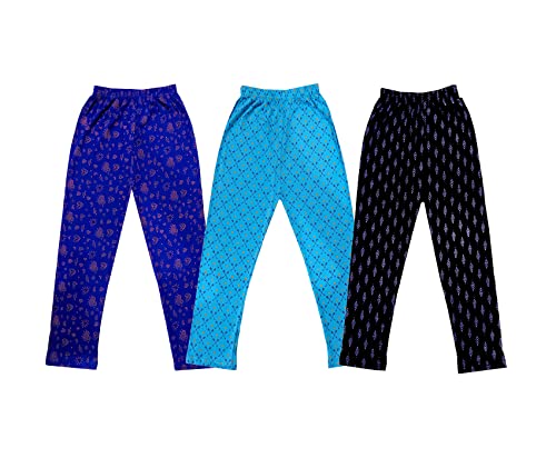 Image of KAYU Kids 100% Cotton Printed Capri for Girls - Regular Fit [Pack of 3]