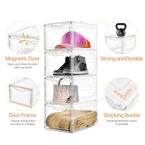 6-Pack-Clear-Storage-Bins-with-Lids-19-Qt-Closet-Organizers-and-Storage-Stackable-Magnetic-Doors-Clothes-Organizers-and-Storage-Purse-Organizer-Craft-Containers