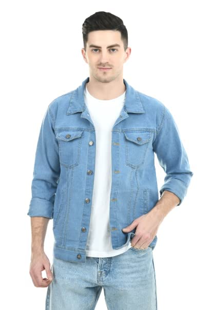 MONTREZ Full Sleeve Men Denim Jacket 