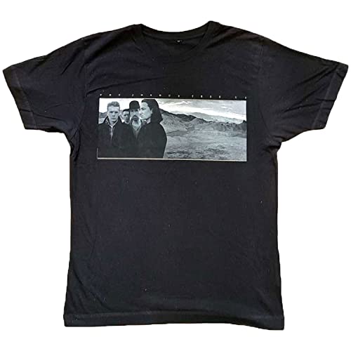 U2 Joshua Tree Photo - Camiseta para hombre, color negro