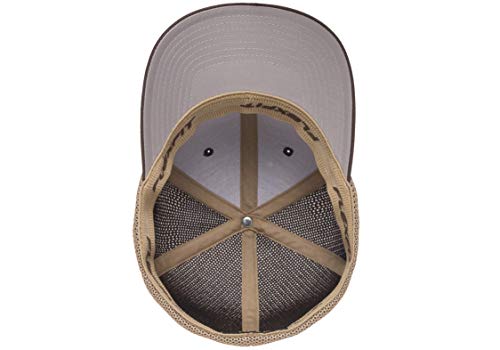 Image of Flexfit Unisex Mesh Fitted 2-Tone Trucker Hat, One Size