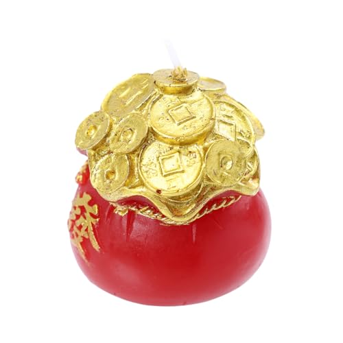 Alipis 1Pc Blessing Candle Ornament for Spring Festival Festive Design Candle for Home Decor Celebrations and Parties Craftsmanship Safe Use Charming Atmosphere