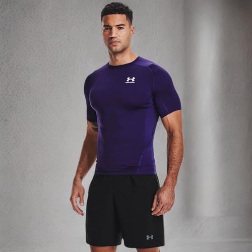 Image of Under Armour Men's UA HG Armour Comp SS Short Sleeve Functional Shirt Quick Dry T-Shirt with Compression Fit