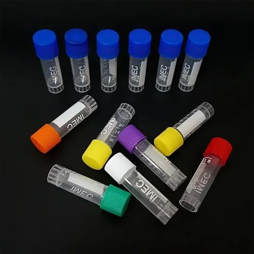 Tubes cryogéniques gradués 1,8 ml étanches à bouchon à vis pour congélation - 4