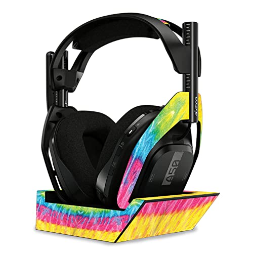 Image of MightySkins Glossy Glitter Skin Compatible with Astro A50 Wireless Headphones + Base Station (Gen 4) - Tie Dye 2 | Protective, Durable High-Gloss Glitter Finish | Easy to Apply | Made in The USA