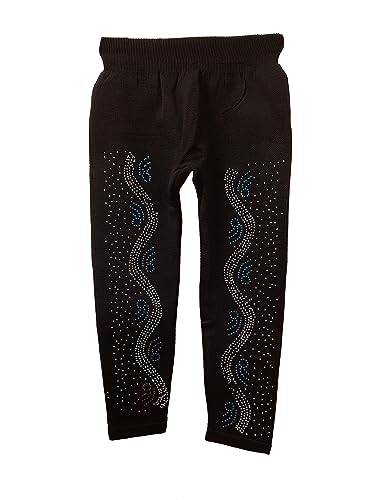 Image of CAMEY Solid Polyester Girls Regular Fit Casual Winter Pull On Warm Jeggings /Leggings