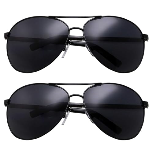 Image of grinderPUNCH Big XL Wide Frame Extra Large Polarized Aviator Sunglasses for Big Heads Men Oversized