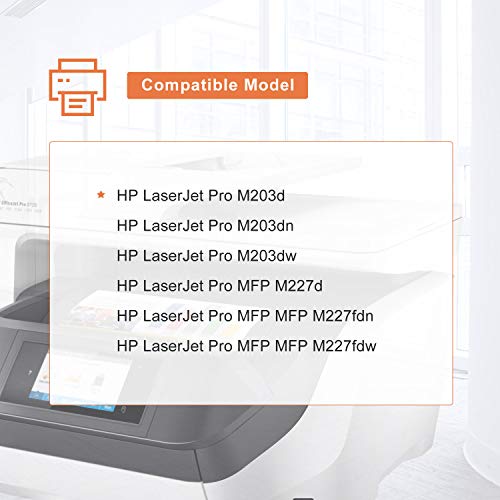 MYTONER (TM) Cartucho de toner de substituição compatível para HP 30X CF230X MFP M227fdw M203dw 30A