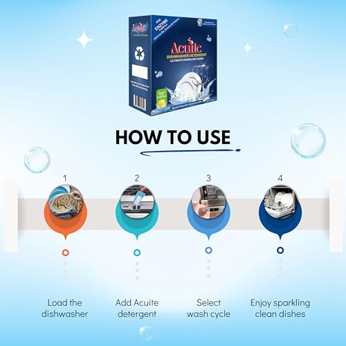 Image of Complete Dishwasher Care Kit | Detergent Powder 1kg + Dishwasher Salt 1kg + Rinse Aid 500ml | Built for Indian Kitchens & Water Conditions | For All Automatic Dishwashers