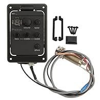 Small size and fits many guitars on the market Built-in tuner Bass, middle and treble control knobs Support voice control Phase switch