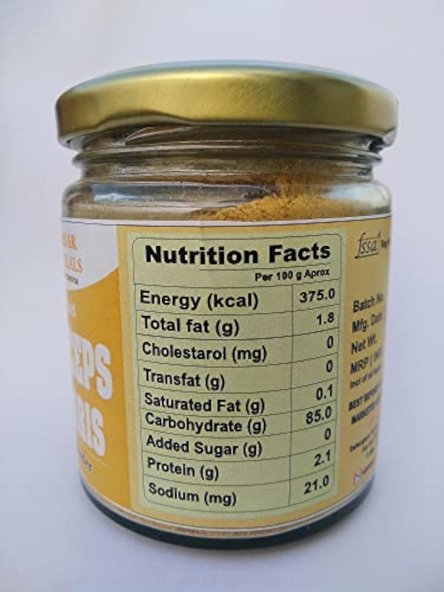 Cordyceps Militaris Powder - Natural Dietary Supplement