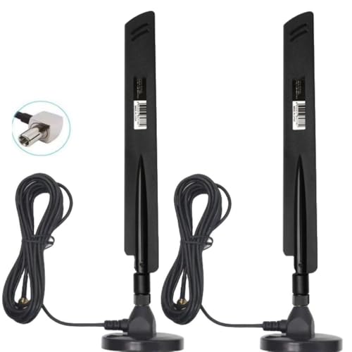 2X 4G/5G External Magnetic Antenna - 12 dBi Loaded Coil with TS9 Connectors Compatible with AT&T Nighthawk, Verizon Jetpack, Cradlepoint, MoFi, Digi, Sierra