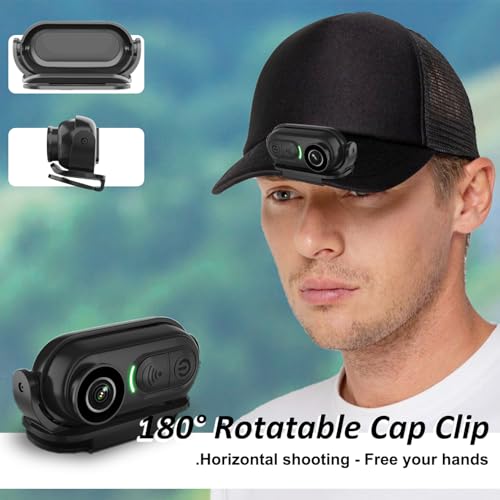 Image of 4K Mini Body Camera 128GB, Thumb Size Action Body Cam, Wearable Sports Cameras,Hands-Free POV Recording, Helmet Mount, Magnetic Sport DV for Bike Cycling,for Vlogging Pet Walk Swim