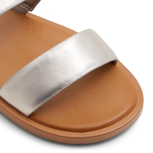 Image of Aldo krios Women's Silver Leather Sandals
