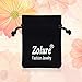 Zolure 20 Gauge Nose Stud Rings Surgical Steel Nose Pin Bone Studs Nose Piercing Jewellery Set Rose Gold
