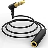Headphone Cable for Bose Compatible with Bose QC45 QC35II QC35 QC25 700 Noise Cancelling Headphones, 3.5mm Male to Female Stereo Audio Cable for Phone, PS4, Switch, Tablets (16.4ft)