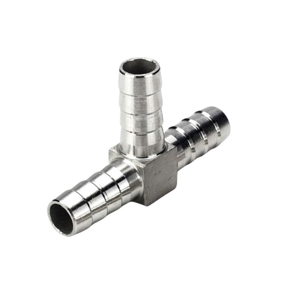 SS304 Trójdrożny króciec do węża Złącze rurowe TY Proste kolanko krzyżowe Wielokolorowe 6-50 mm(Blue,32mm)