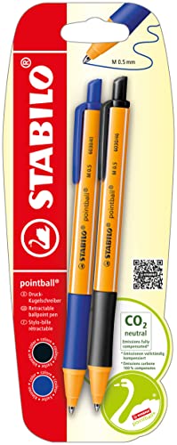 Ballpoint -STABILO pointball Blue/Black