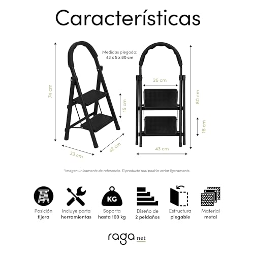 Escalera de 2 peldaños 15 Imagen adicional