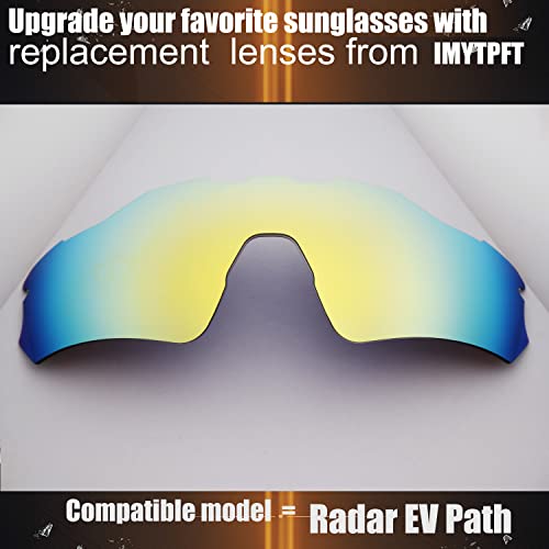 Objectifs Radar EV Path Oakley verres de remplacement compatibles noir or 24 carats