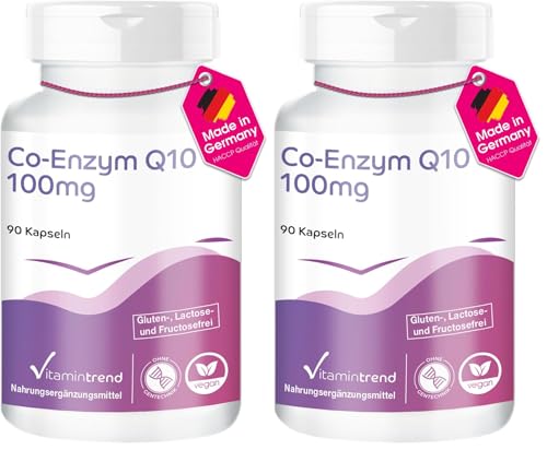 Coenzyme Q10 Vitamintrend 100mg gélules végétaliennes