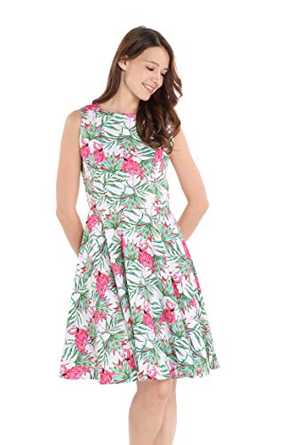 Image of Matchable Family Hawaiian Luau Men Women Girl Boy Clothes in Flamingo in Love