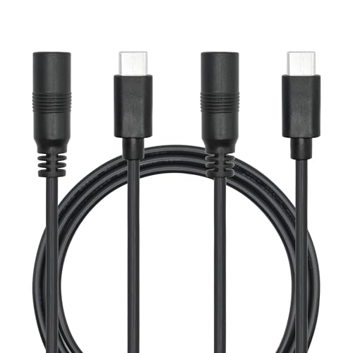 Amazon.co.jp: DC 5.5mm x 2.1mm - USB C電源コード 1M/3フィート、DC