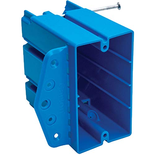 B125Ab 1-Gang Pvc New/Old Work Deep Switch/Outlet Wall Electrical Box, 24.5 Cu. In. #TOP30