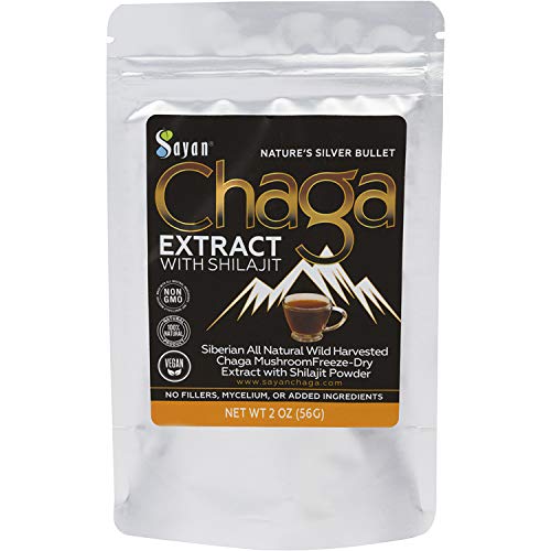 Sayan Siberian Chaga Mushroom Extract with Shilajit Powder 2Oz / 56G – Powerful