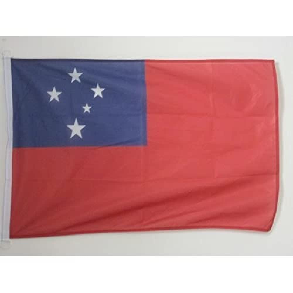 AZ FLAG Samoa Boat Flag 12x18 in Mesh Polyester Plastic Rings