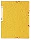 Exacompta 55501AMZE 11er Pack Premium Einschlagmappe. Aus extra starkem Colorspan-Karton mit 3 Innenklappen und 2 Gummizügen DIN A4 farbig sortiert Sammelmappe Dokumentenmappe für Büro und Schule