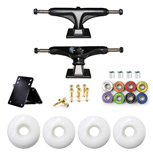 Borstu Skateboard Trucks Skateboard Räder Set Skateboard Achse Bridge Skate Board Halterung Skateboard Hardware PU-Stoßdämpfer Cover