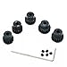 5-Pack Steel Metal 32P 5mm Pinion Motor Gear Sets 17T 18T 19T 20T 21T Compatible with HPI Kyosho Losi Axial Tamiya 1/8 1/10 RC Car Monster Truck Buggy (for 14 Years and Up)