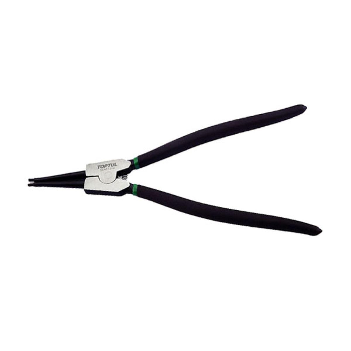 Alicates de anillo TOPTUL 12', (exterior) plano