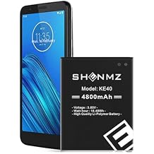 SHENMZ KE40 Battery, [Upgraded] 4800mAh Ultra High Capacity Lithium Ion Replacement Battery for Moto E6 KE40 XT2005 XT2005-1 XT2005-3 XT2005-4 XT2005-5
