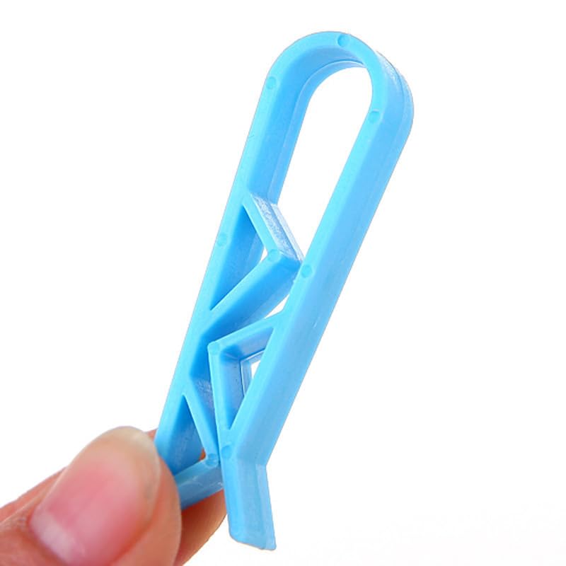 Blue Trash Bag Clips for Garbage Can