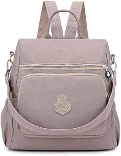 Women Backpack Purse Waterproof Nylon Schoolbag Large Travel Bag Ladies Anti-theft Rucksack Casual Daypack Shoulder Bag