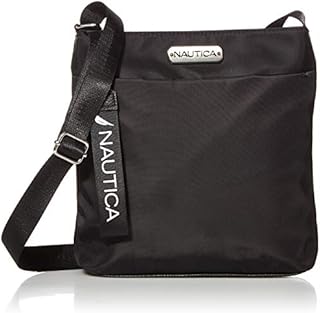 Nautica Women's Diver Nylon Small Crossbody Bag Purse with Adjustable Shoulder Strap Cross