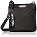 Nautica womens Diver Nylon Small Crossbody Bag Purse With Adjustable Shoulder Strap Cross Body, Black, One Size US