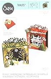 Sizzix, Multi Color, Thinlits Die Set , Holiday Shadow Box by Katelyn Lizard, 19 Pack, One Size
