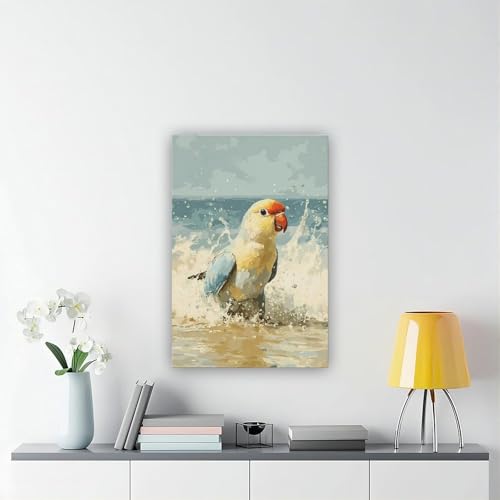 Impression sur toile de perroquets de qualité supérieure pour chambre - 6
