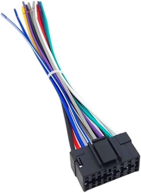 Wire Harness Replacement for Sony Car Radio CDX-F7710 CDX-F7715X CDX-GT24W CDX-GT240 CDX-GT565UP CDX-GT640UI CDX-GT700HD CDX-GT710 CDX-H910UI CDX-M60UI DSX-MS60 MEX-BT39UW