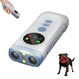 SLQZMI Dog Bark Deterrent Devices, 2X Ultrasonic Anti Barking Device for Dogs, Color Display & 50ft Range, Pet Gentle Anti Barking Device, Portable Safe & Effective Alternative to Bark Collars (Blue)